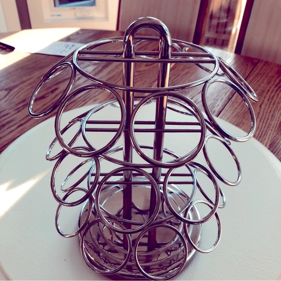 Chrome Plated  Keurig K Cup Coffee Pod Holder, 27, Spinning Carousel - Picture 2 of 11